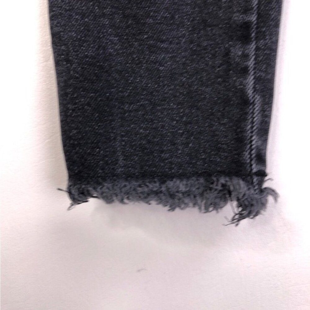 Free People 25 Black Denim Skinny Straight Jeans 25 - Picture 10 of 10